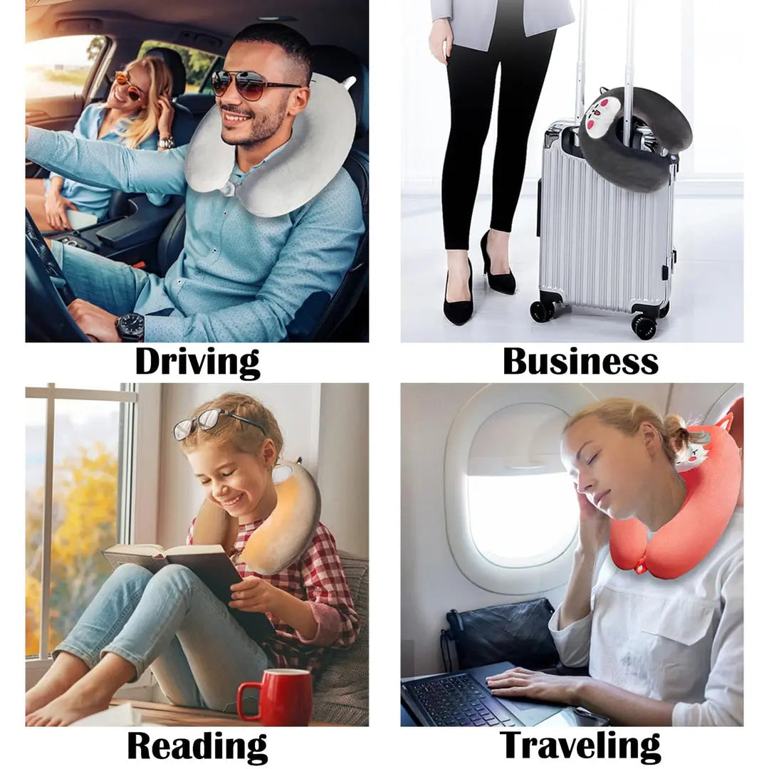Slumblr® Cartoon U Shaped Travel Pillow Slumblr