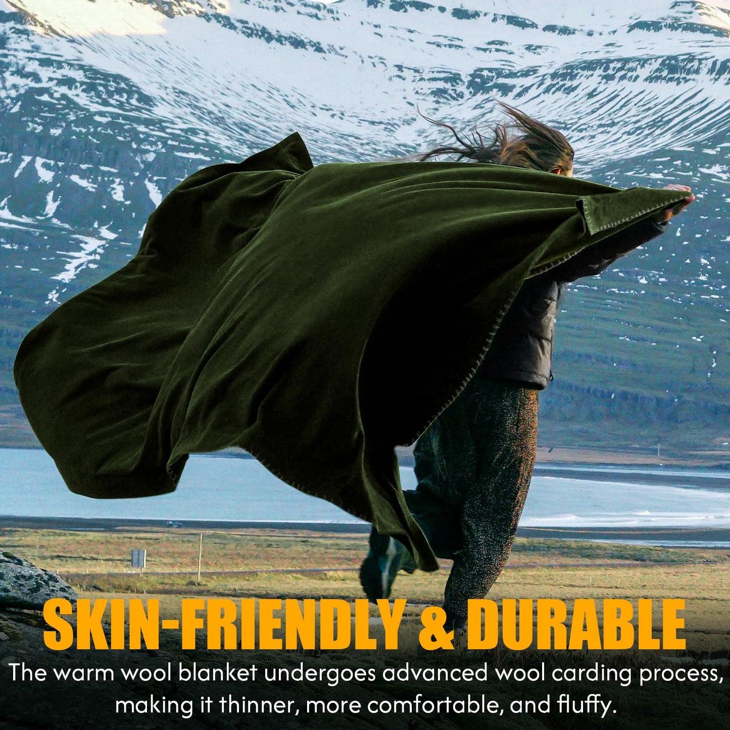 Slumblr® Winter Wool Outdoor Blanket