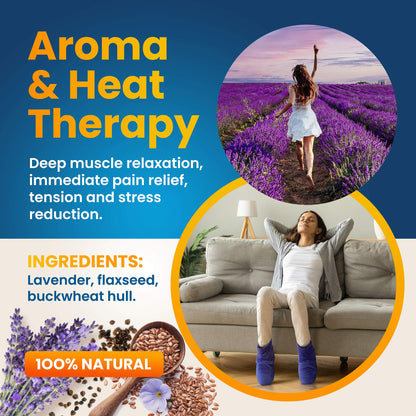 Slumblr® Feet Warmers Microwavable Heating