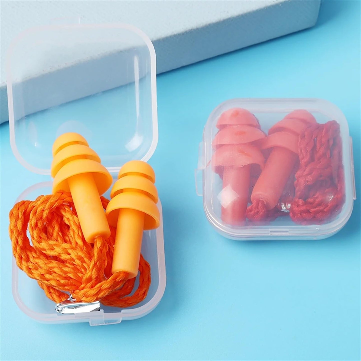 Slumblr® Silicone Earplugs Waterproof with Rope Set