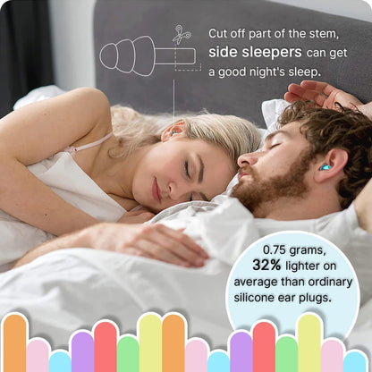 Slumblr® Silicone Earplugs Waterproof with Rope Set