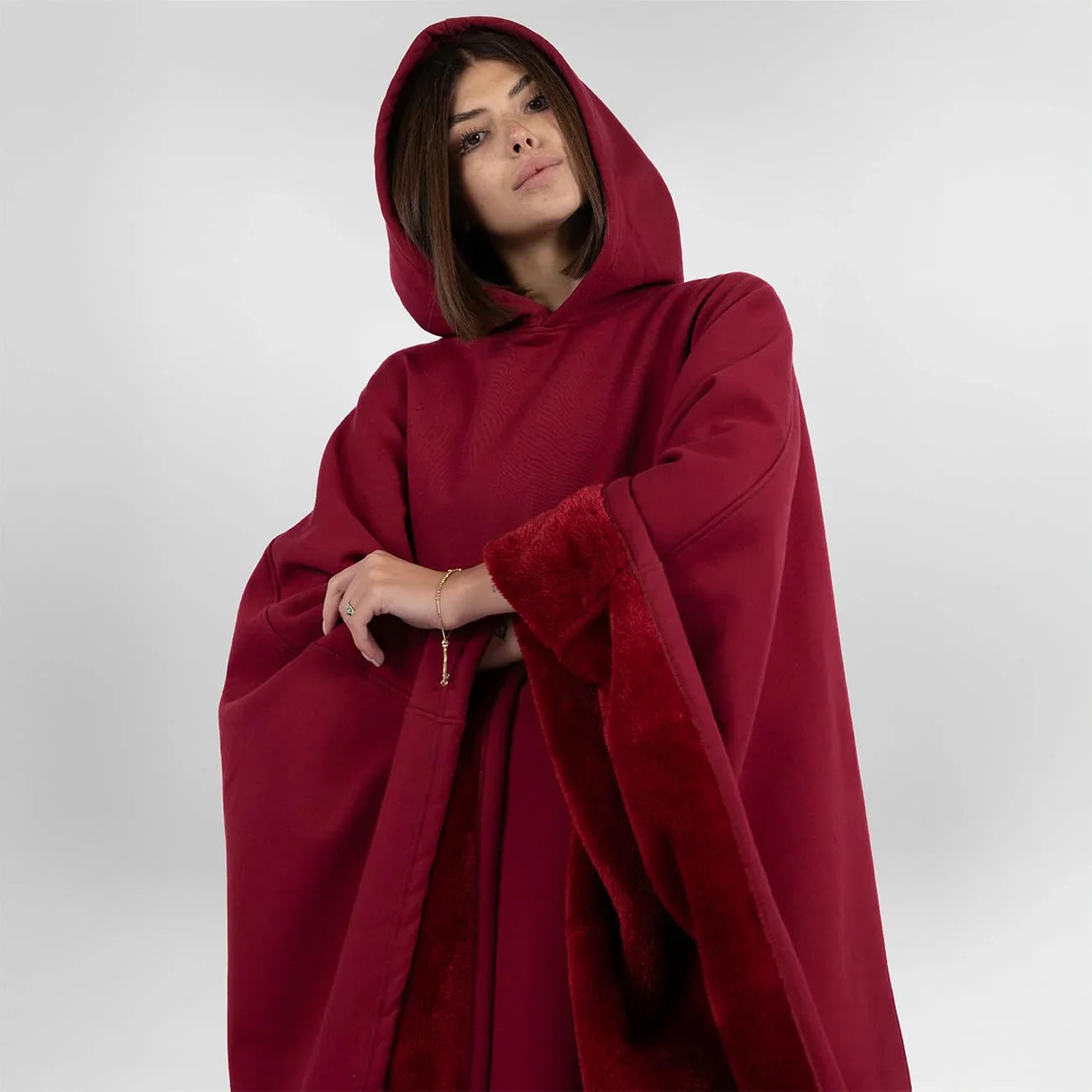 Slumblr® Plush Cloak Hoodie Blanket Sweatshirt