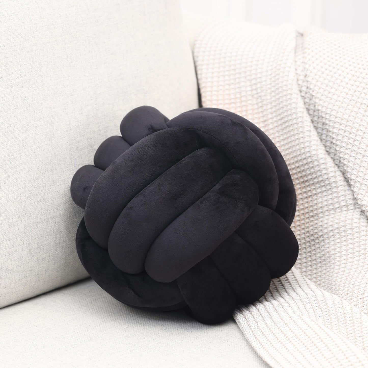 Slumblr® Nordic Woven Knot Ball Pillow