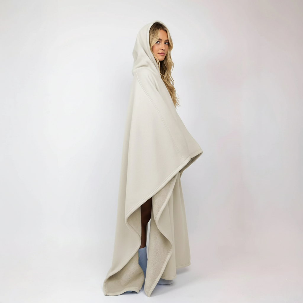 Slumblr® Plush Cloak Hoodie Blanket Sweatshirt