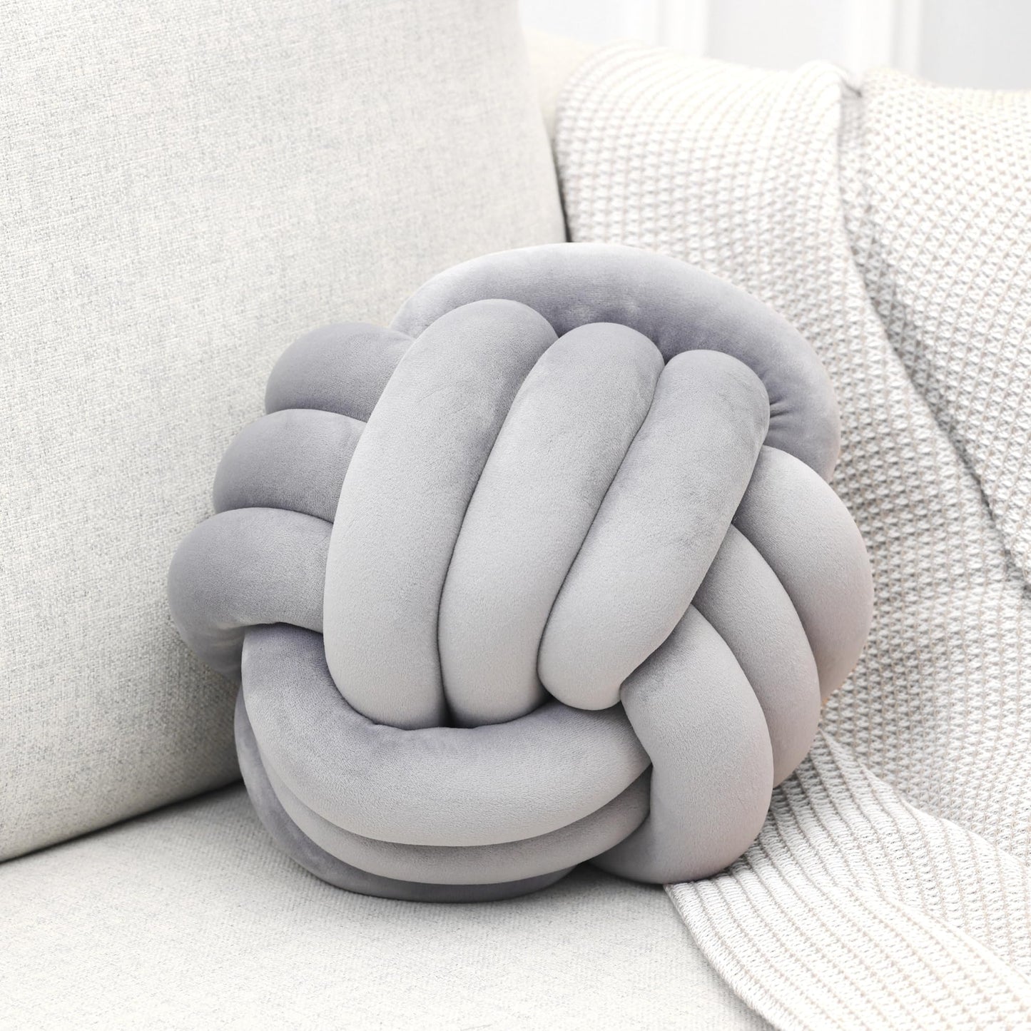 Slumblr® Nordic Woven Knot Ball Pillow