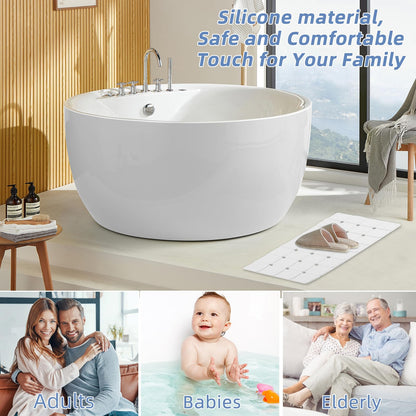 Slumblr® Non Slip Silicone Bathtub Mat