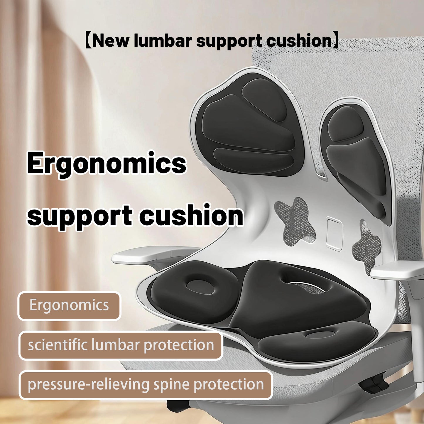 Slumblr® Portable Lumbar Support Office Chair Cushion