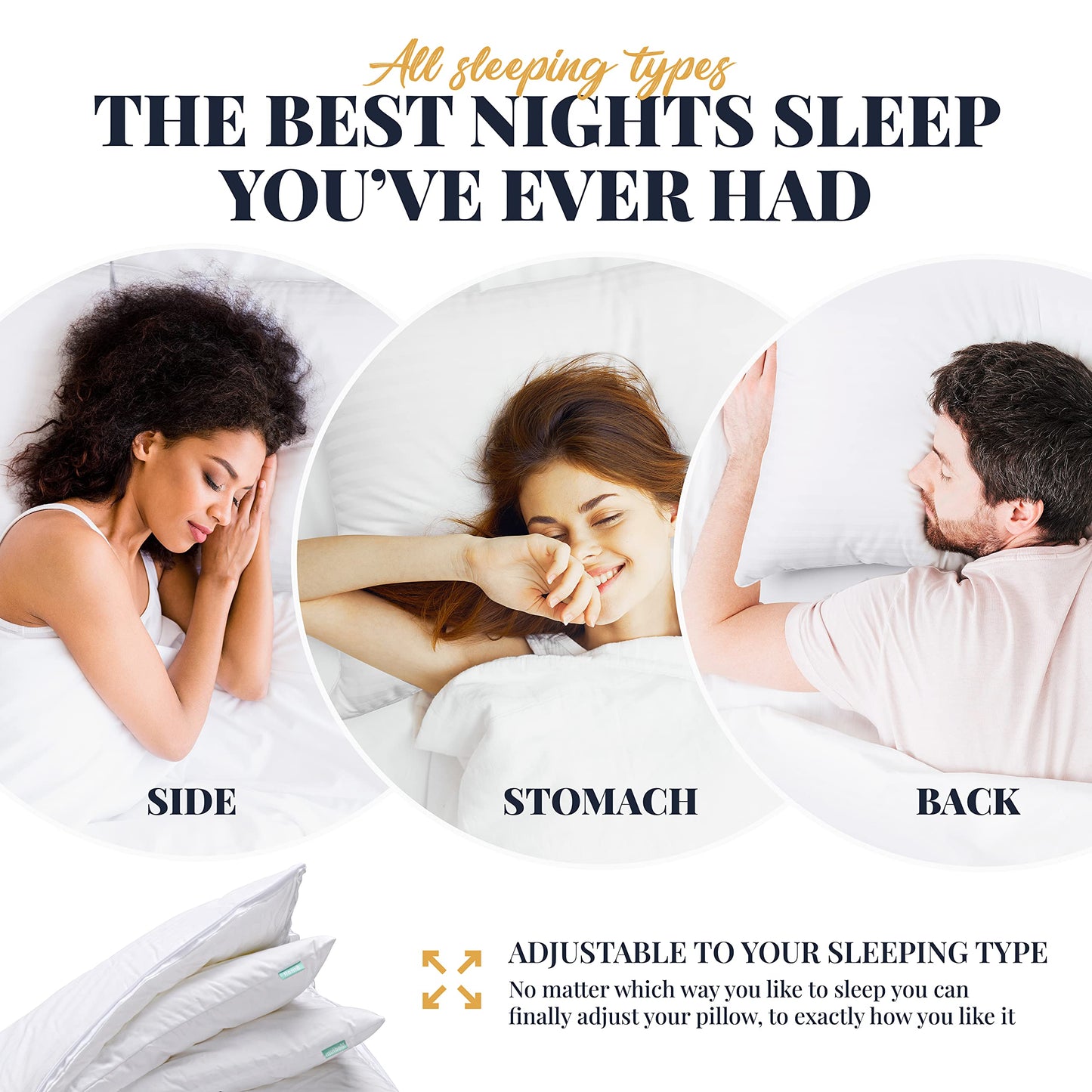 Slumblr® Luxury Cooling Bed Pillows