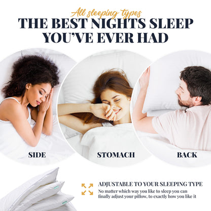 Slumblr® Luxury Cooling Bed Pillows