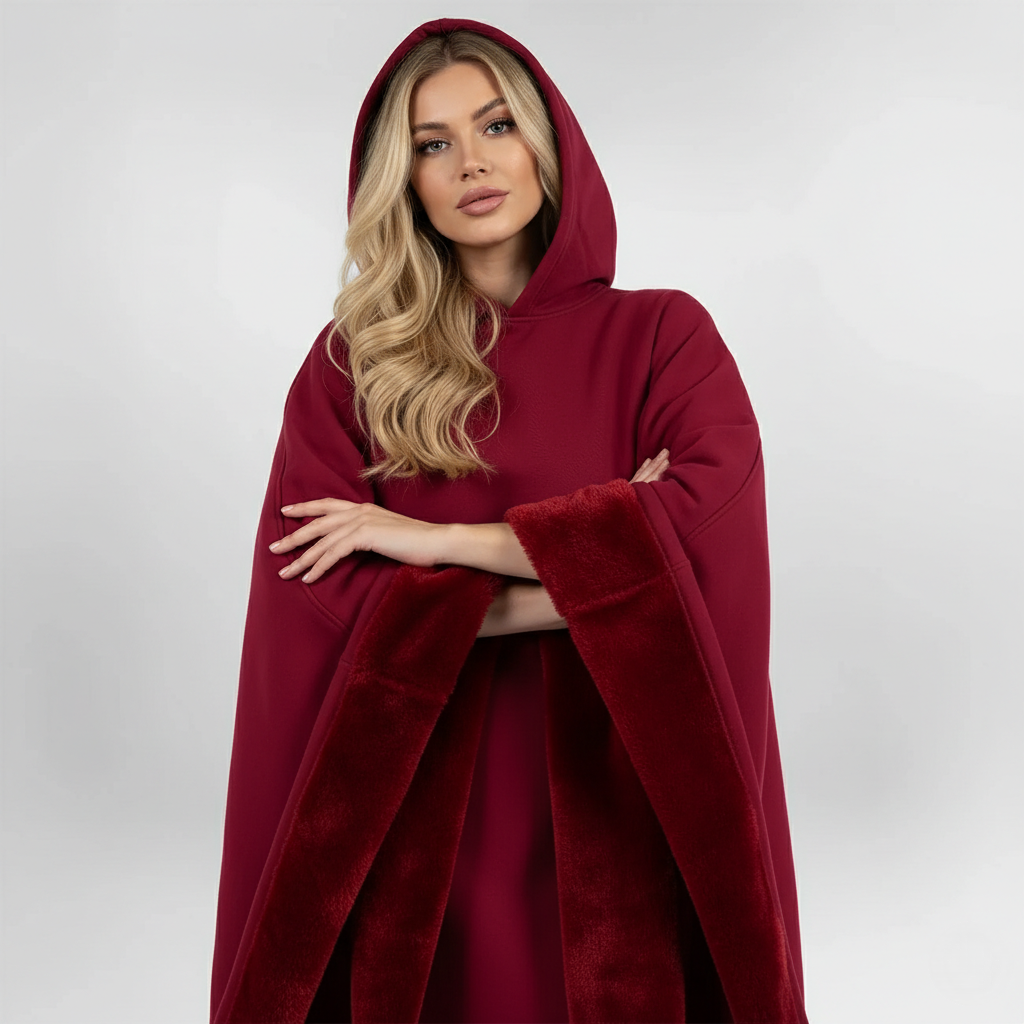 Slumblr® Plush Cloak Hoodie Blanket Sweatshirt