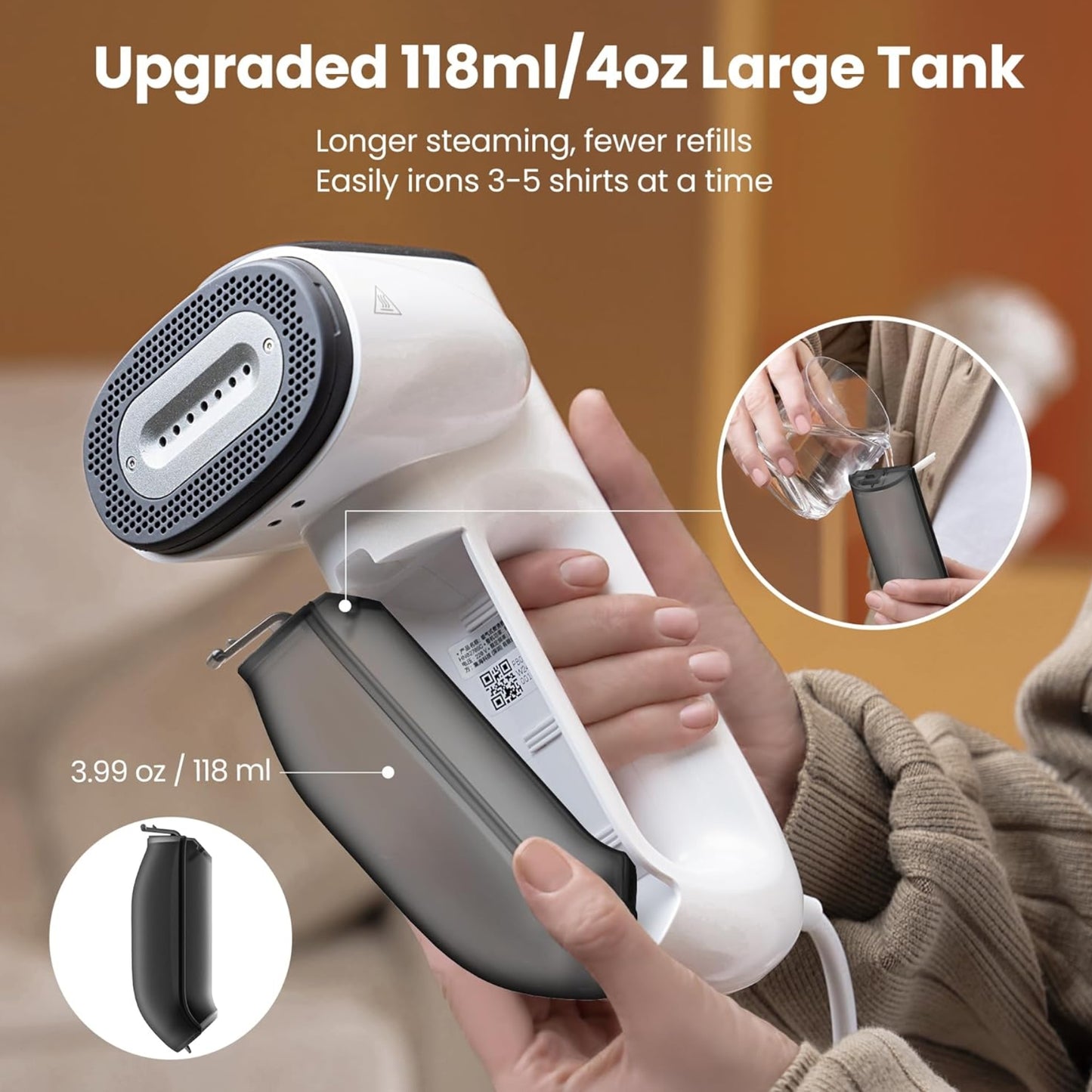 Slumblr® Magic 1 Vacuum Steamer for Clothes