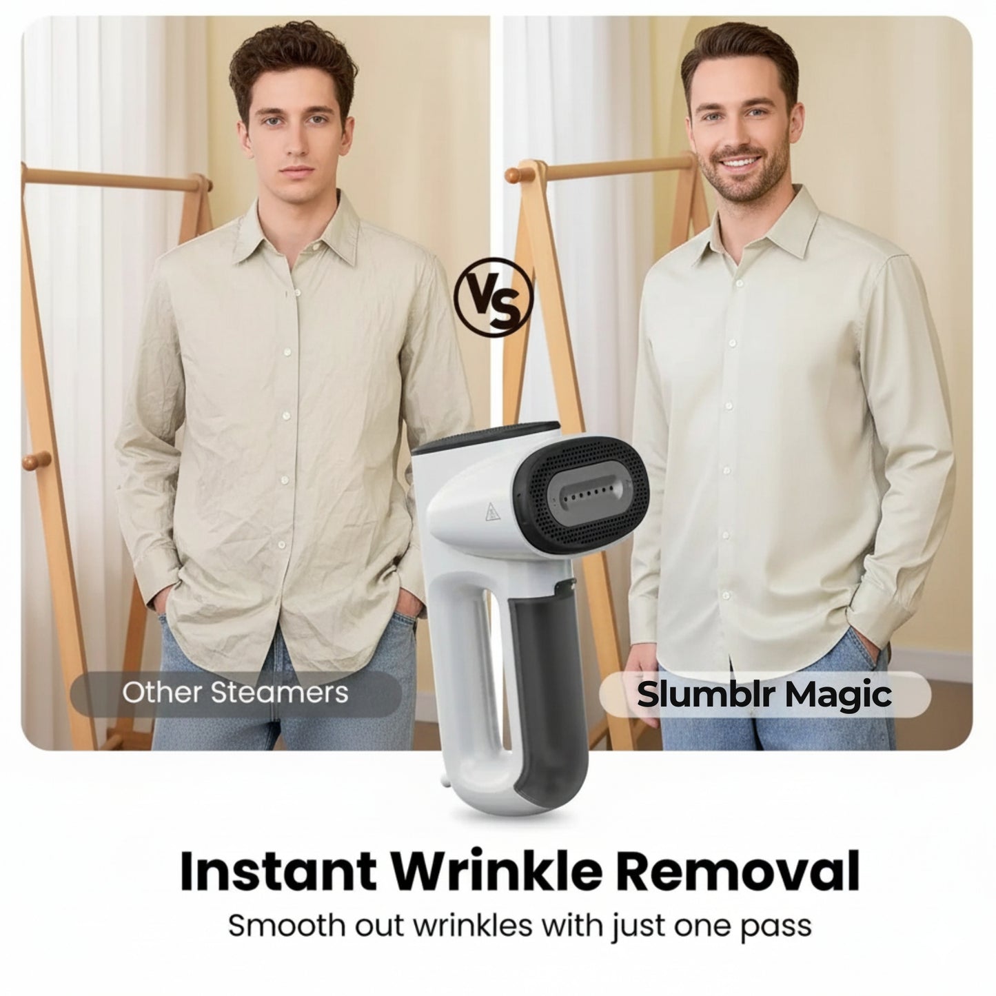 Slumblr® Magic 1 Vacuum Steamer for Clothes